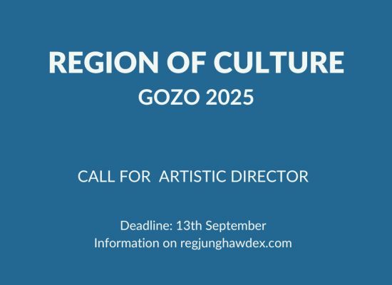 Call for Artistic Director – Gozo Region of Culture 2025